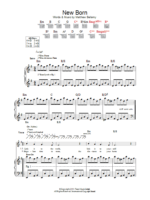 Produktgalerie: Seite 1 von 1 New Born, Muse, Gitarre