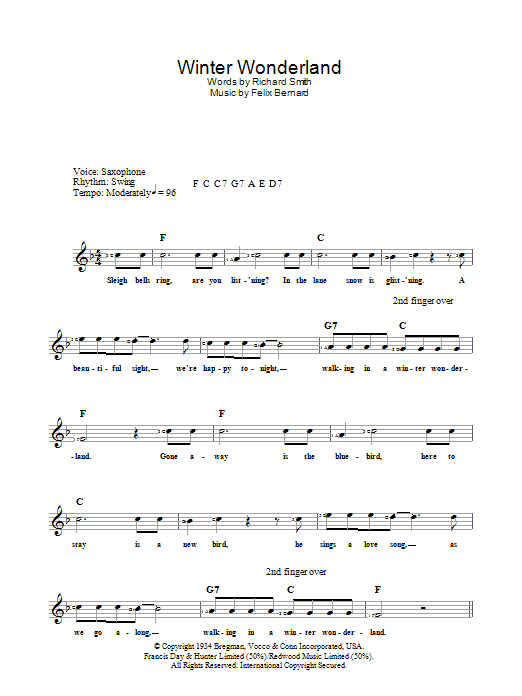 Produktgalerie: Seite 1 von 1 Winter Wonderland, Richard Smith, Melodieinstrument