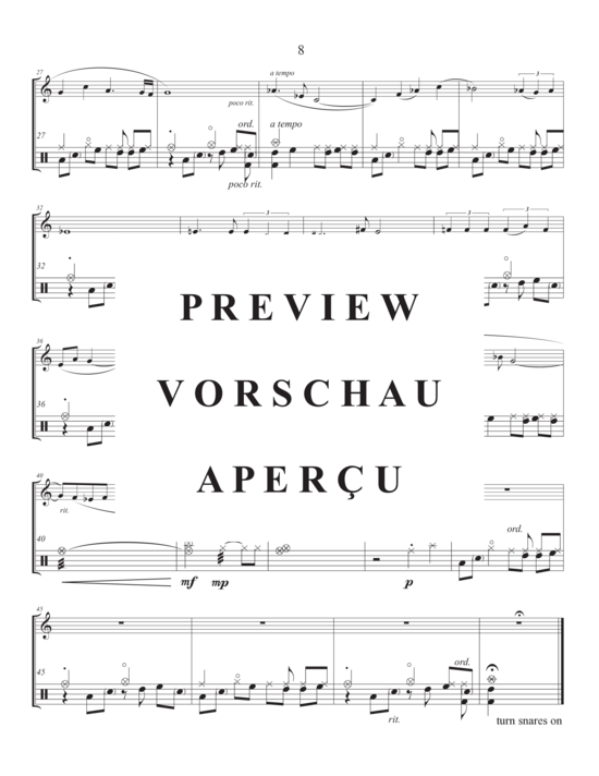 Product gallery: Page 12 of 21 Soundscapes (Saxophon (Es-Alt, das sich mit B-Tenor verdoppelt) , ,  and drums)