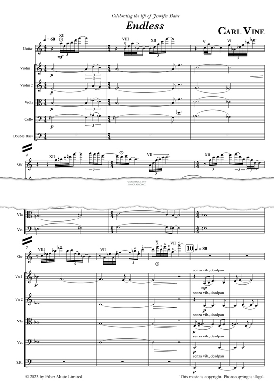 Produktgalerie: Seite 1 von 1 Endless, Carl Vine, Gitarre, Streichinstrumente