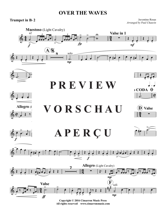 Produktgalerie: Seite 12 von 19 Over the Waves , , (Blechbläserquintett)