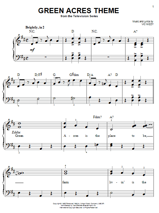 Produktbild zu: Green Acres Theme