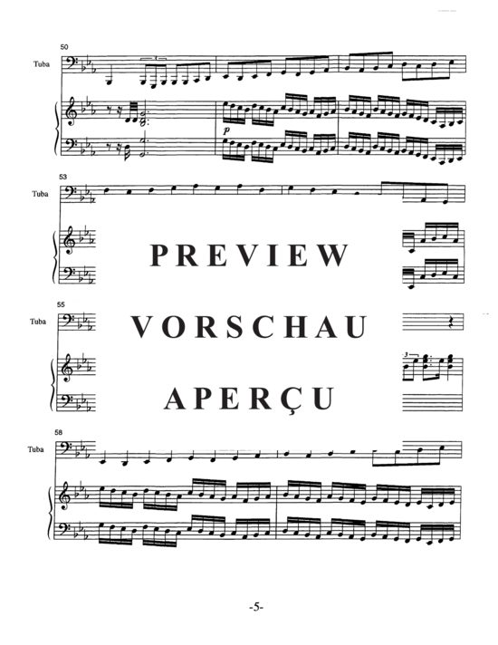 Product gallery: Page 7 of 21 Sonata for Tuba and Piano , , (tuba + piano)