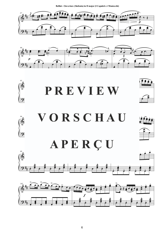 Produktgalerie: Seite 7 von 10 Ouverture (Sinfonia) (I Capuleti e i Montecchi), , Klavier Solo