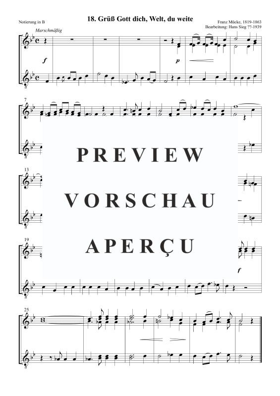 Product gallery: Page 3 of 3 Grüß Gott dich, Welt, du weite, , Trombone Choir