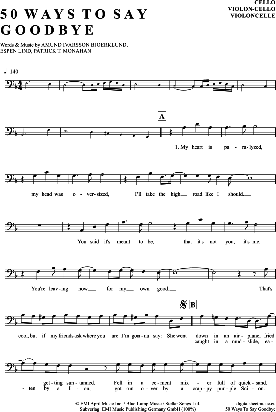 Produktbild zu: 50 Ways To Say Goodbye Train