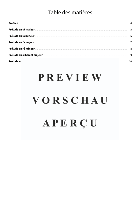 gallery: Six Préludes - Première publication : Édition établie d´après les esquisses originales de l´enfant prodige, , Klavier Solo