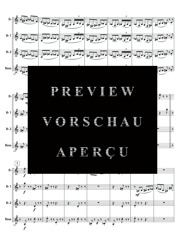 Product gallery: Page 11 of 11 There It Is, , (Clarinet Quartet)