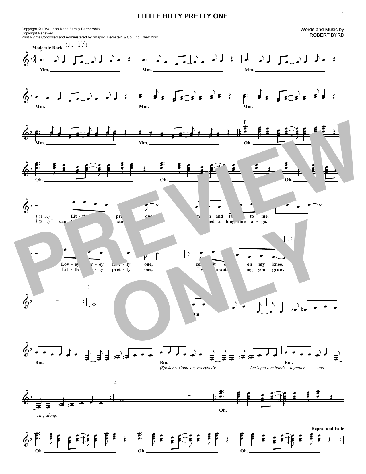 Produktbild zu: Little Bitty Pretty One