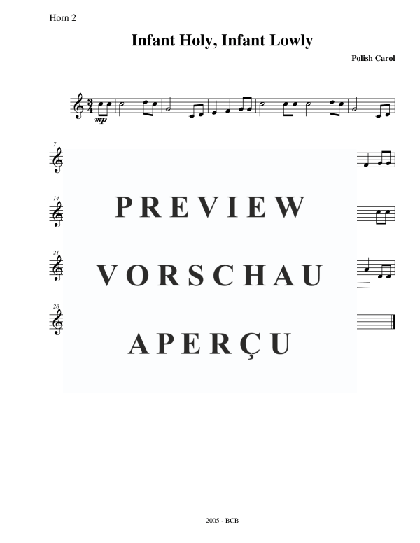 Produktgalerie: Seite 11 von 11 Infant Holy, Infant Lowly, , BlechblÀser Sextett