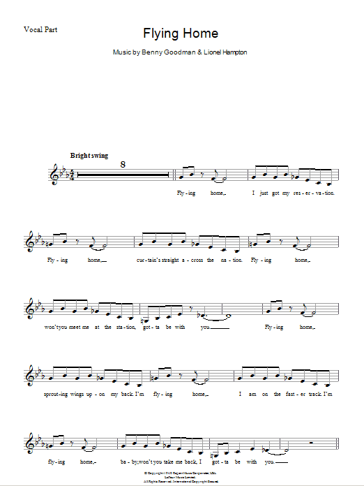 Produktbild zu: Flying Home