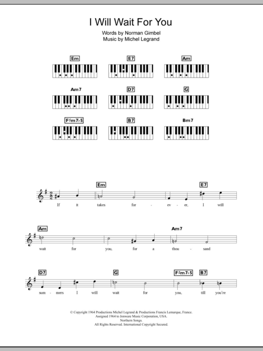 Produktbild zu: I Will Wait For You
