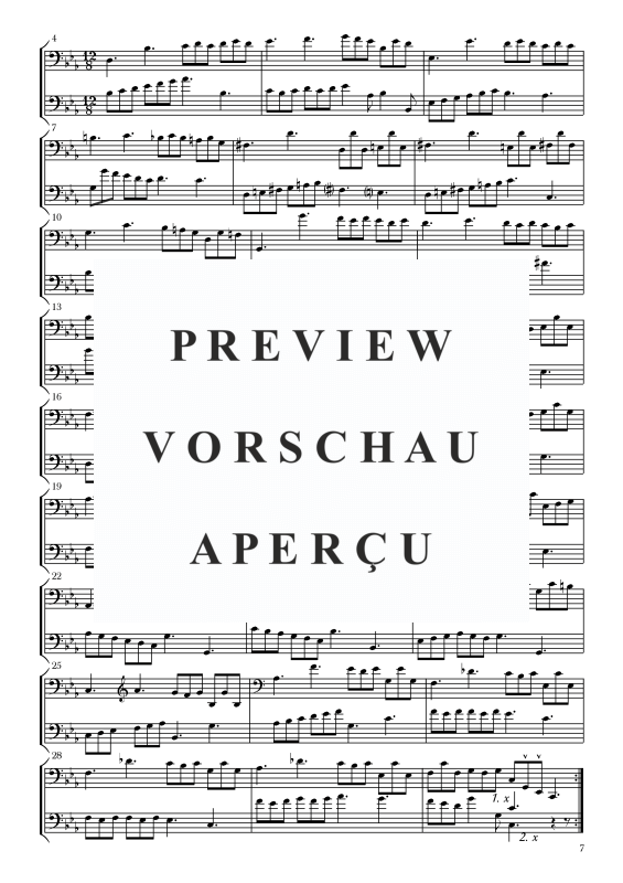 Produktgalerie: Seite 8 von 9 Sonata Nr. 9 c-moll op. 1, , Cello und Kontrabass