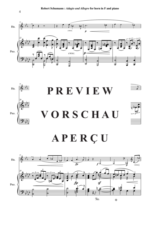 gallery: Adagio und Allegro, Opus 70 , , (Horn in F + Klavier)