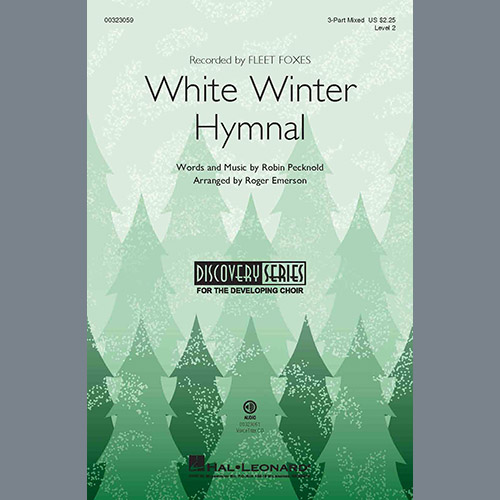 Produktbild zu: White Winter Hymnal (arr. Roger Emerson)