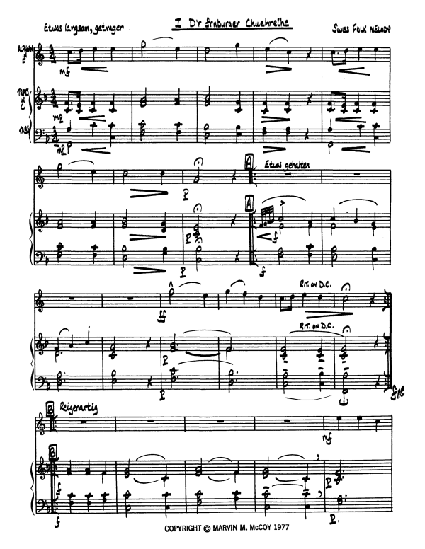 Produktgalerie: Seite 1 von 11 Medley, , Alphorn in F und Blechbläser Quartett