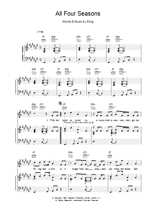 Produktbild zu: All Four Seasons