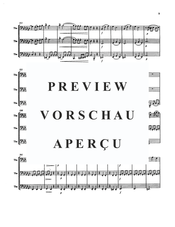 Produktgalerie: Seite 11 von 11 Sechs Trios für drei Hörner, , Tuba Trio