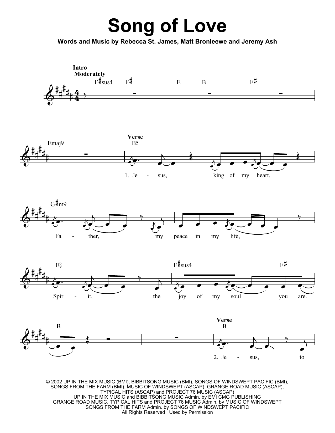 Product picture to: Song Of Love