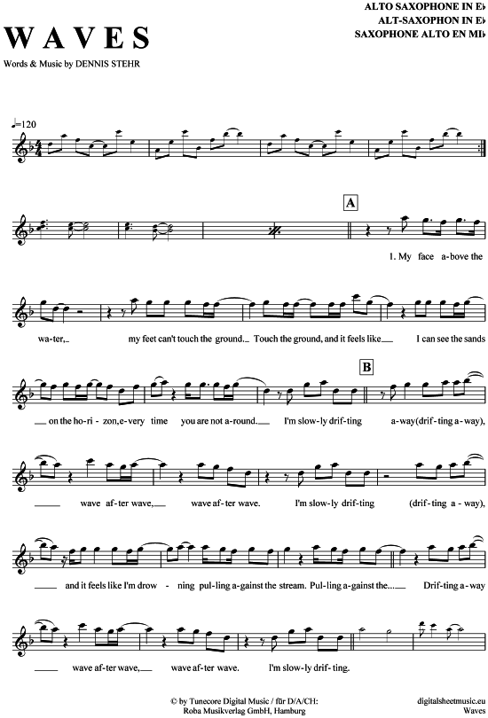 Product gallery: Page 1 of 4 Waves , Probz, Mr. , Alto Saxophone