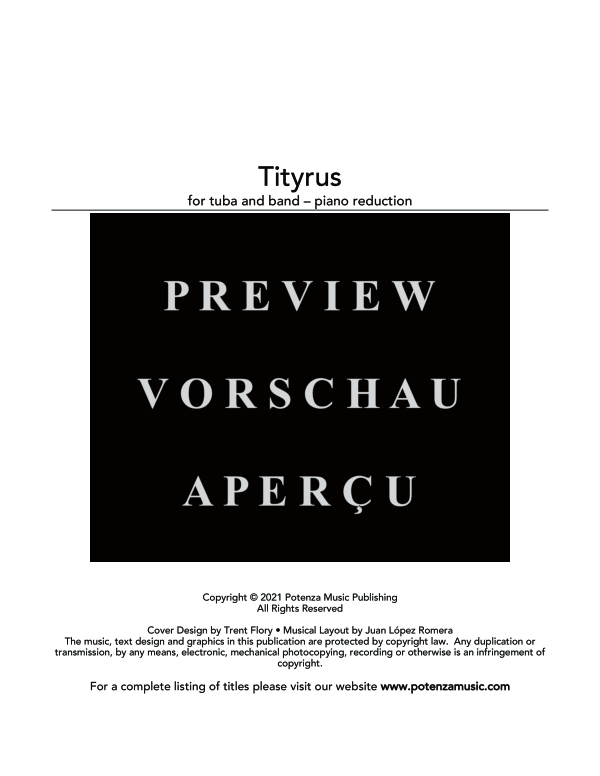 Product gallery: Page 3 of 11 Tityrus, , (tuba and piano)