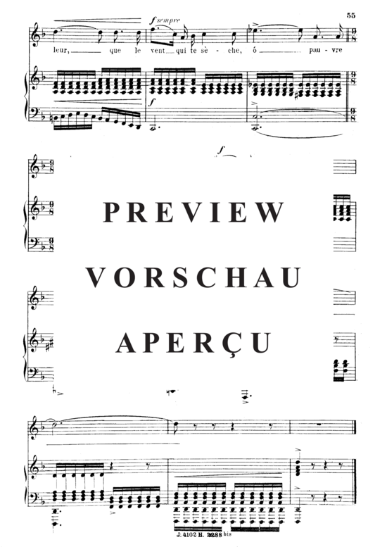 gallery: Fleur jetée Op.39 No.2 , , (Gesang mittel + Klavier)