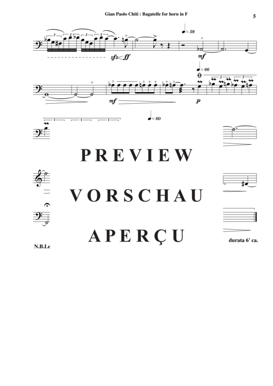Produktgalerie: Seite 6 von 6 Bagatelle , , (Horn in F)
