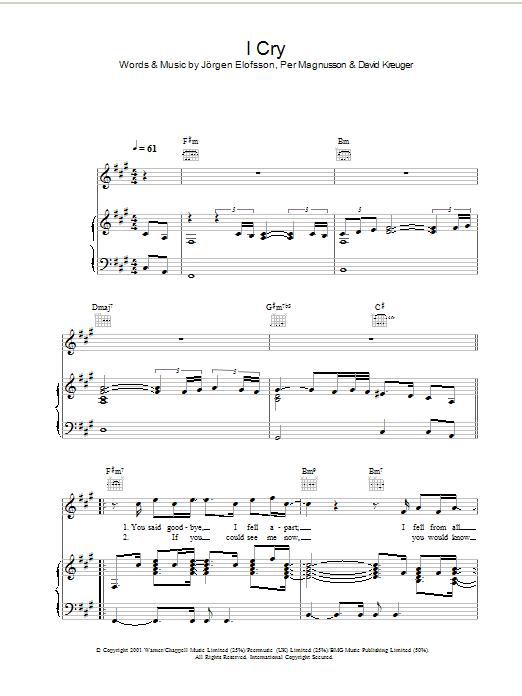 Produktbild zu: I Cry