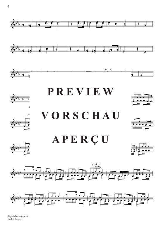 Product gallery: Page 3 of 4 In Den Bergen , Avsenik, Slavko, (transverse flute)