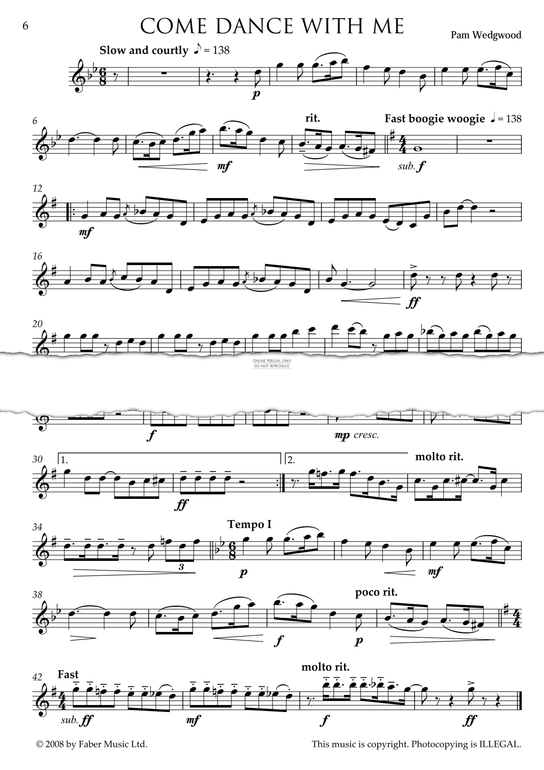 Produktgalerie: Seite 1 von 1 Come Dance With Me, Pam Wedgwood, Klavier, Oboe