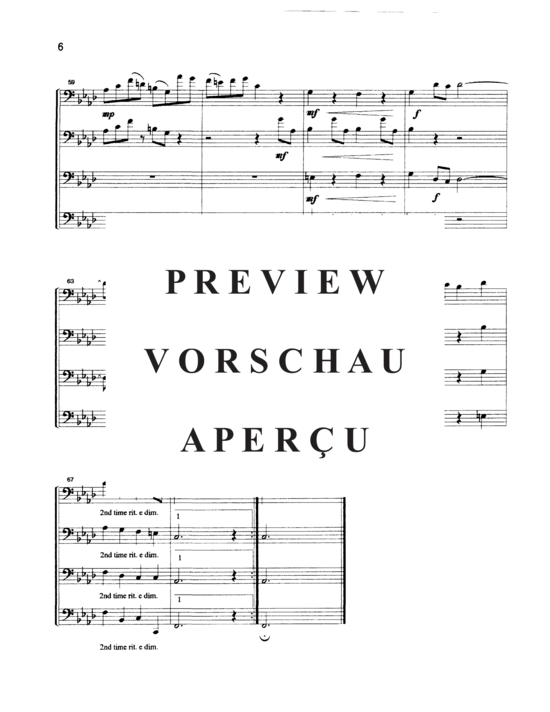 Product gallery: Page 11 of 19 Sarabande and Bouree , , (Tuba Quartett EETT)