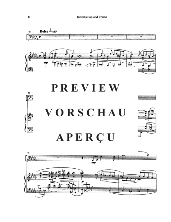 Produktgalerie: Seite 10 von 19 Introduction and Rondo , , (Tuba + Klavier)