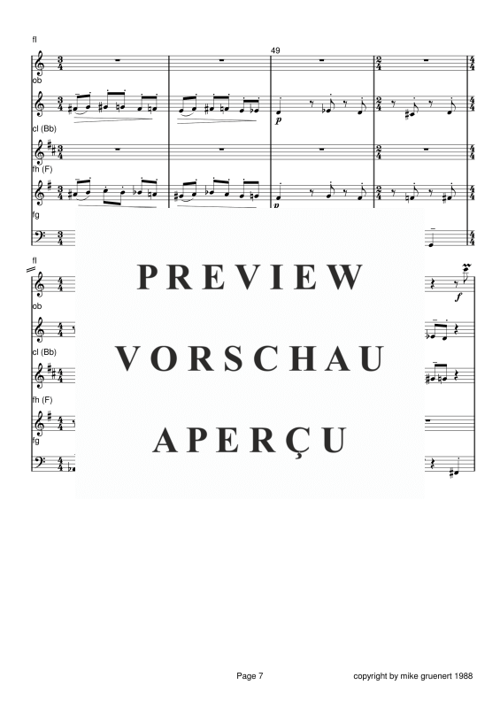 gallery: Sonatine für 5 Bläser, , Holzbläserquintett