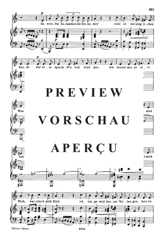 gallery: Die beiden Grenadiere, Op.49 No.1 , , (Gesang mittel + Klavier)