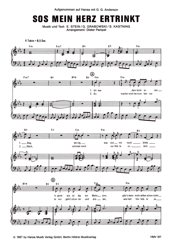 Produktbild zu: S.O.S. mein Herz ertrinktG.G. Anderson