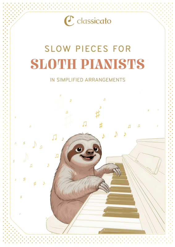 cover: Slow Pieces for Sloth Pianists - In simplified arrangements, , Klavier Solo