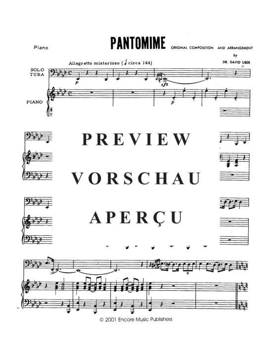 gallery: Pantomime , , (Tuba + Klavier)