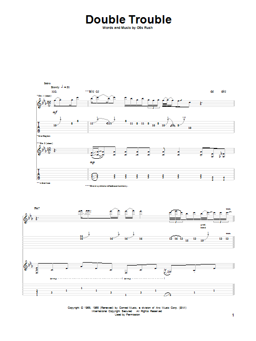 Product gallery: Page 1 of 1 Double Trouble, Eric Clapton