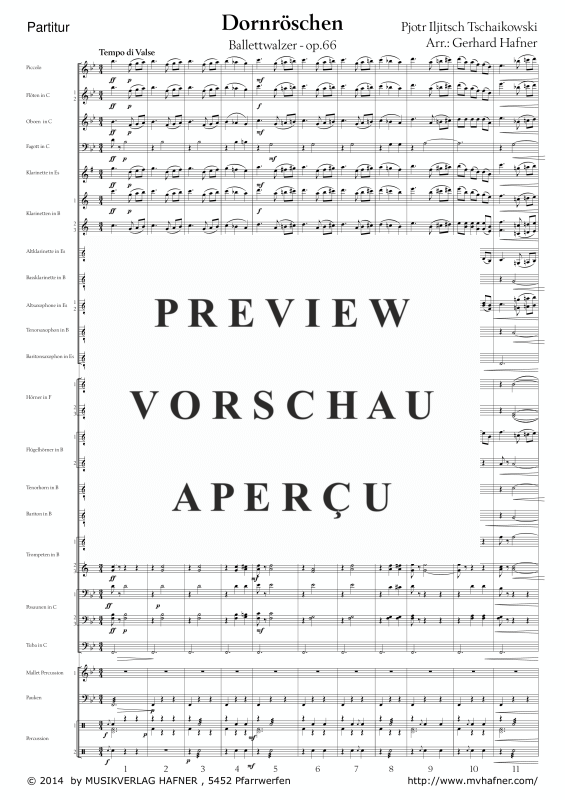 Product gallery: Page 6 of 11 Dornröschen, , (large wind orchestra)