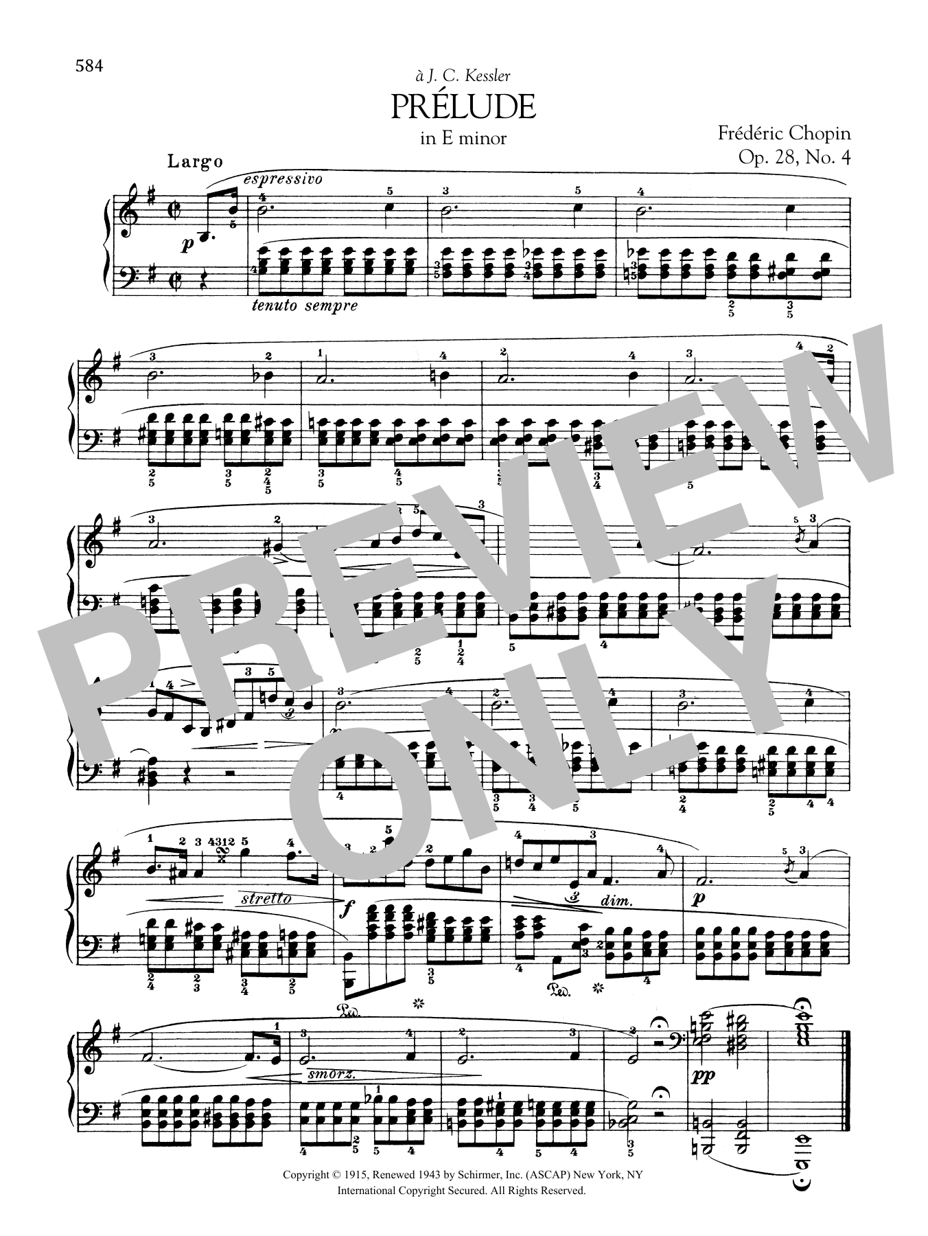 Product gallery: Page 1 of 1 Prelude In E Minor, Op. 28, No. 4, Frédéric Chopin