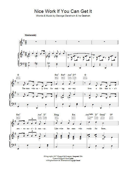 Produktbild zu: Nice Work If You Can Get It