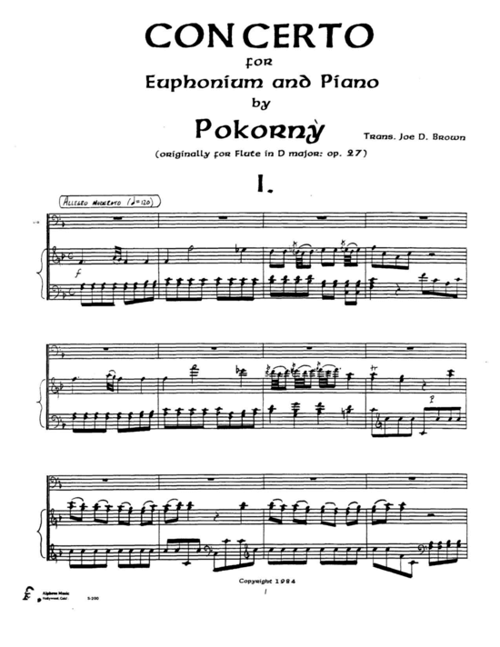 Product picture to: Concerto in F Major Porkorny/Boccherini