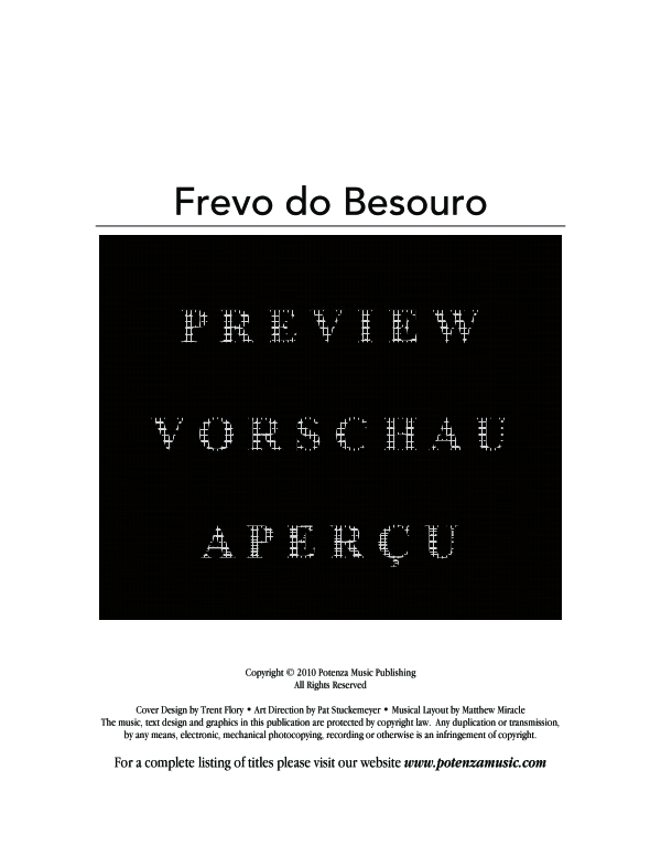 Product gallery: Page 3 of 11 Frevo do Besouro, , (clarinet in Bb and piano)
