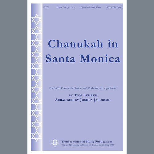cover: Chanukah in Santa Monica, Joshua Jacobson, Chor