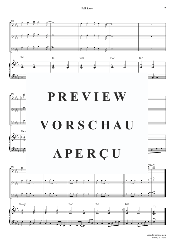Produktgalerie: Seite 8 von 11 Ebony And Ivory, McCartney, Paul/Wonder, Stevie, (Posaunen Trio + Klavier)