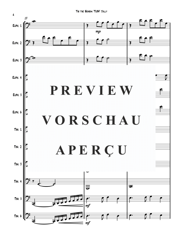 Produktgalerie: Seite 8 von 11 Tis the Season Tuba Jolly, , (Tuba Ensemble EEEEEETTTTTT)