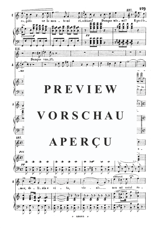 Produktgalerie: Seite 2 von 9 Qui la voce sua soave, , Gesang und Klavier