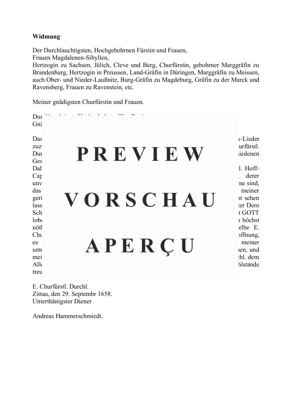 gallery: Fest-, Buß- und Danklieder (1658) - Band 1, , (Gemischter Chor 4-5 stimmig, 4-5 Instrumente, B.C.)
