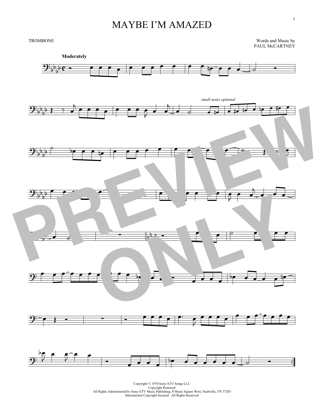 Product gallery: Page 1 of 1 Maybe I'm Amazed, Paul McCartney