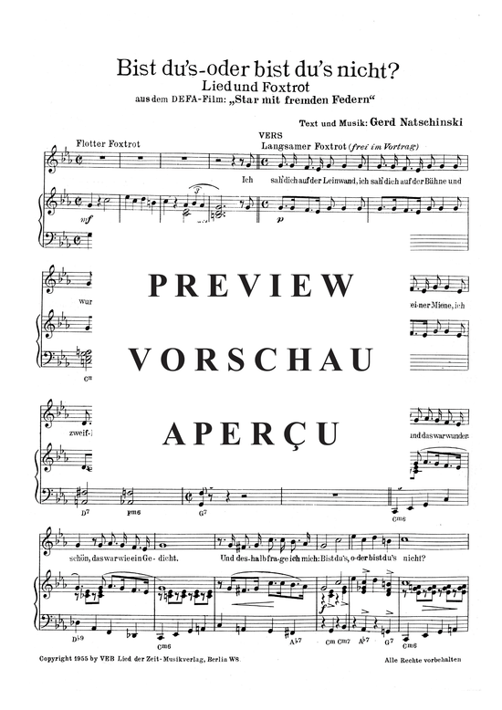 Product gallery: Page 3 of 9 Star mit fremden Federn , , Piano and Voice